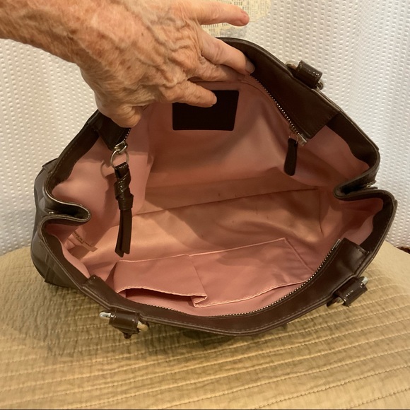 Coach - Park Carryall Leather Satchel Handbag or Shoulder Bag - Picture 9 of 12